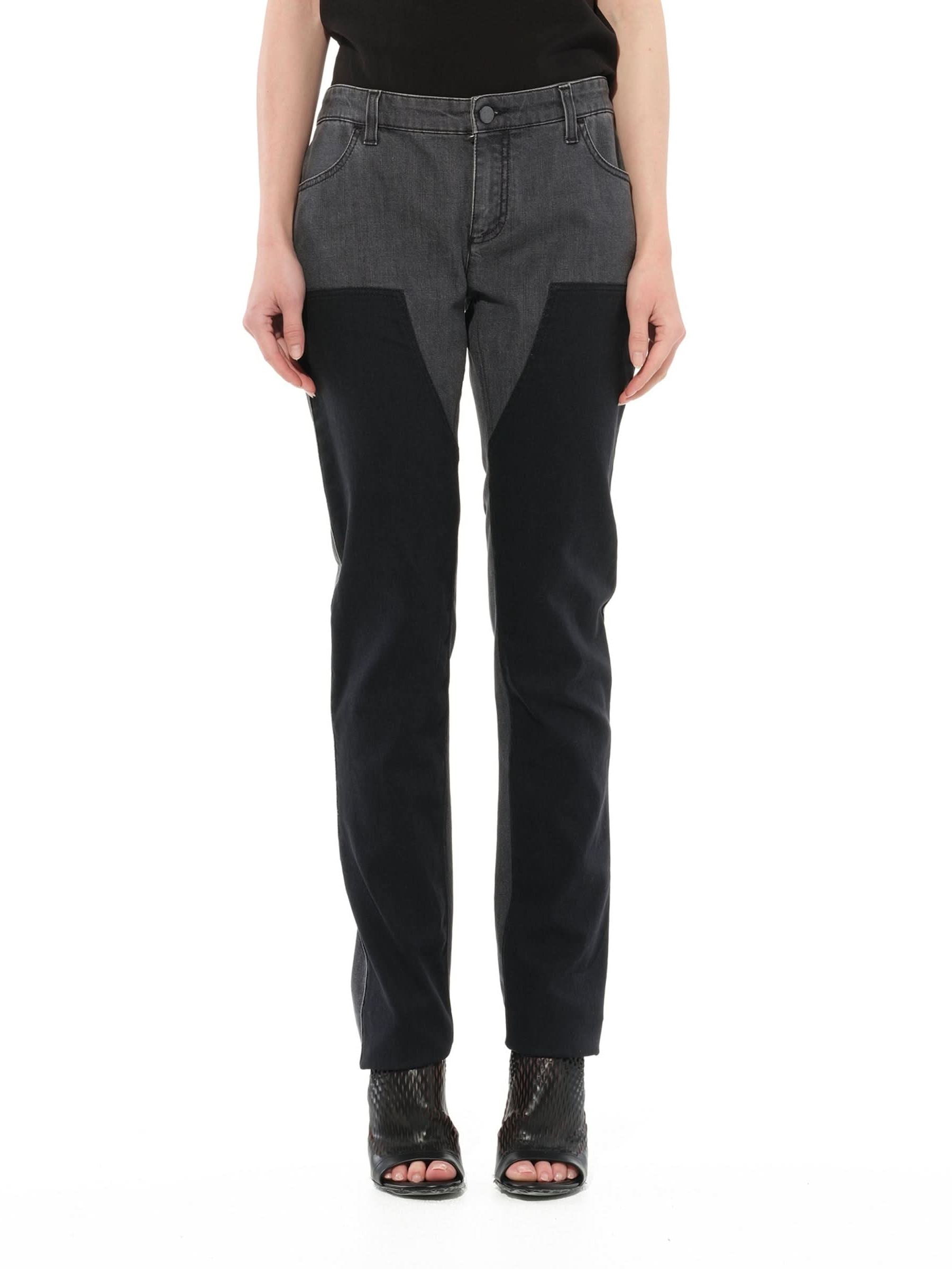 Jeans in Two Tone Black