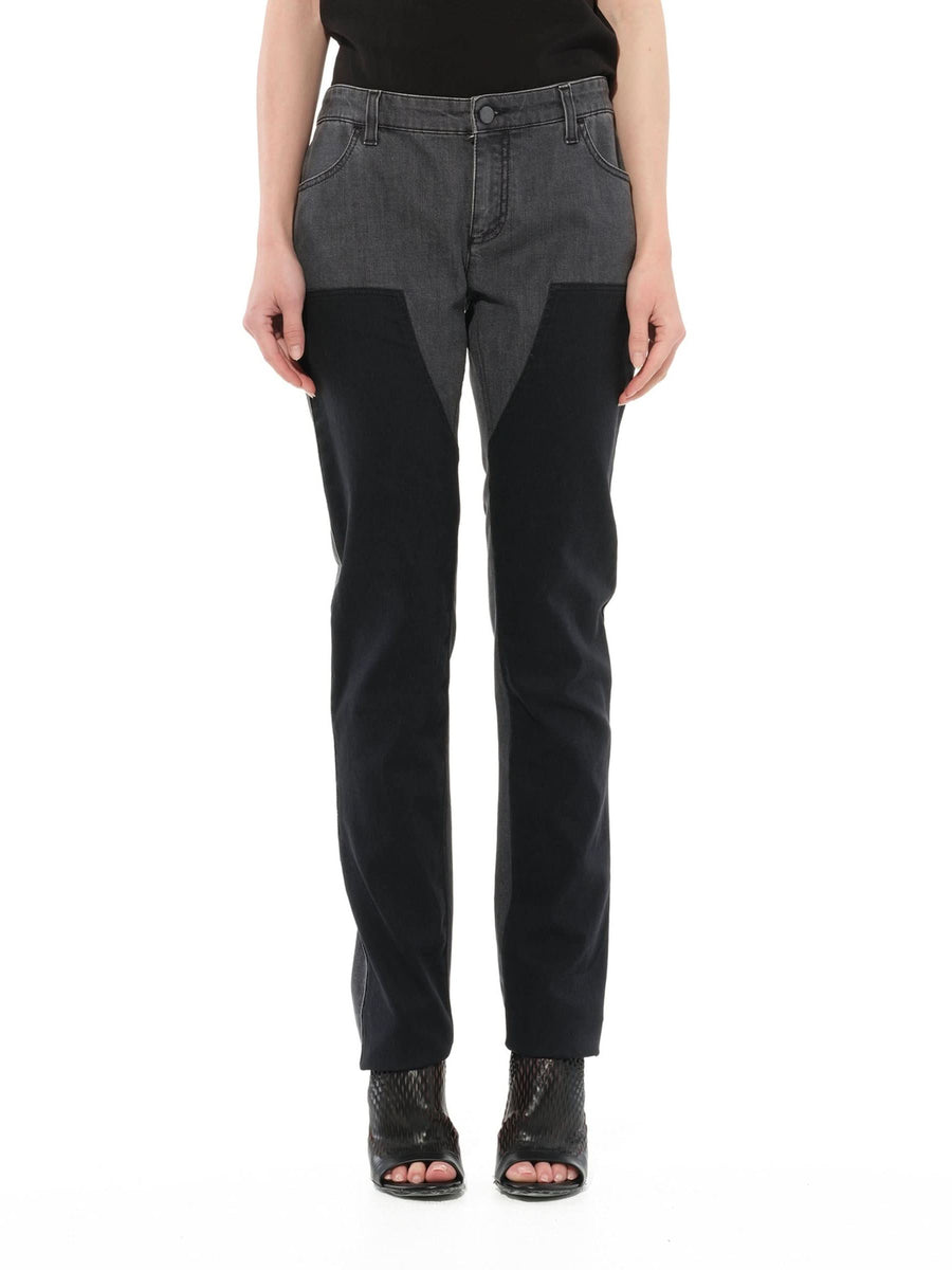 Jeans in Two Tone Black