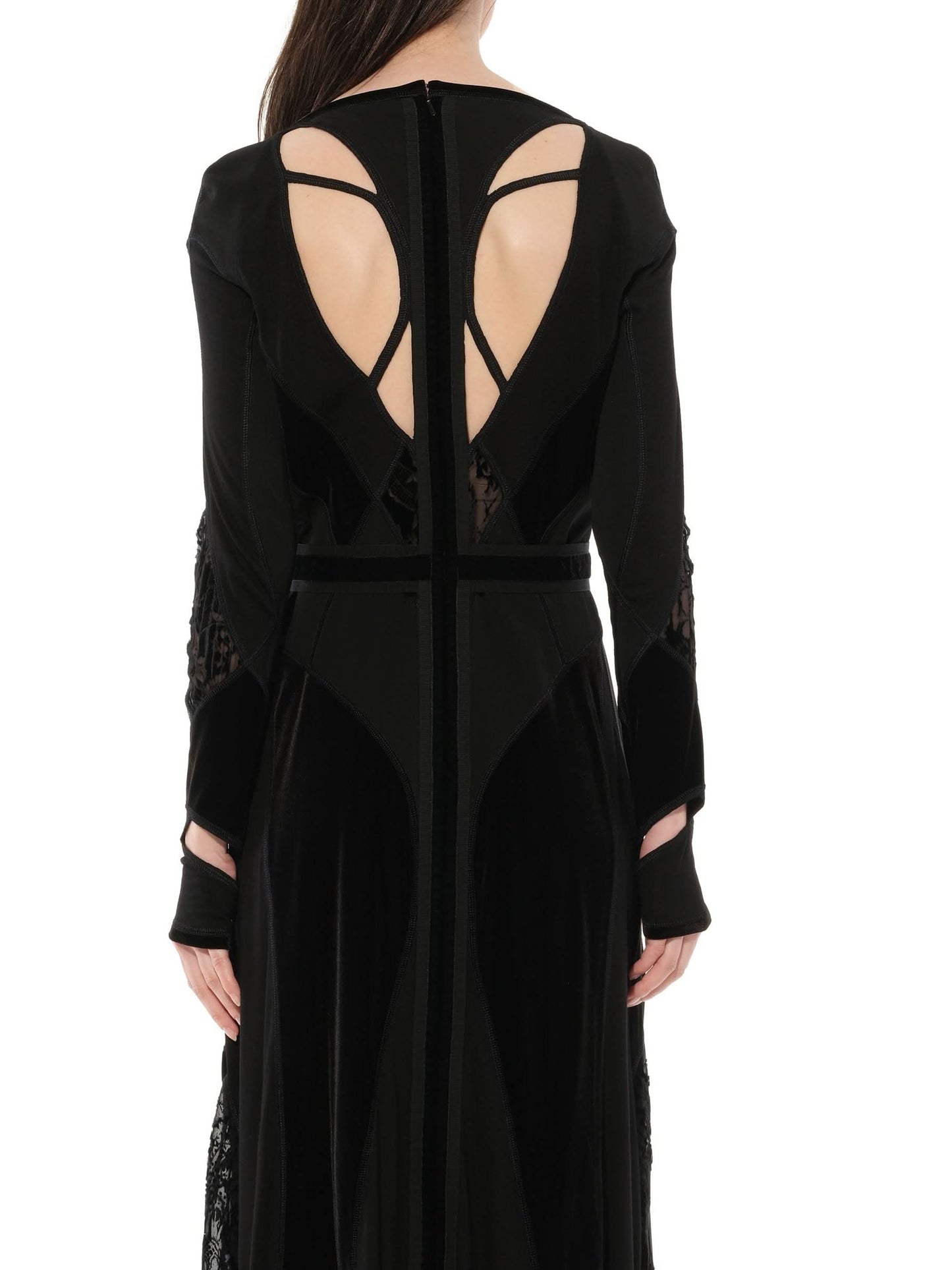 Podium Long Dress in Black