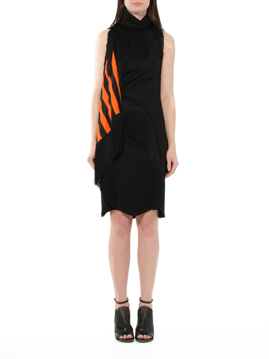 Podium Robe Dress in Black