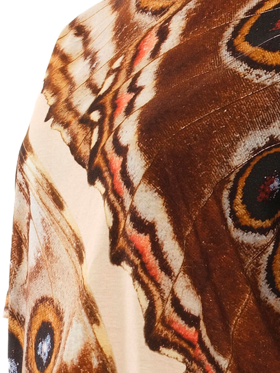 Podium T-Shirt wth Butterfly Print