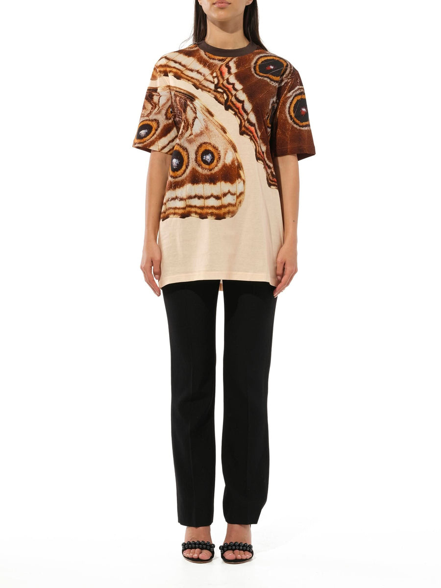 Podium T-Shirt wth Butterfly Print