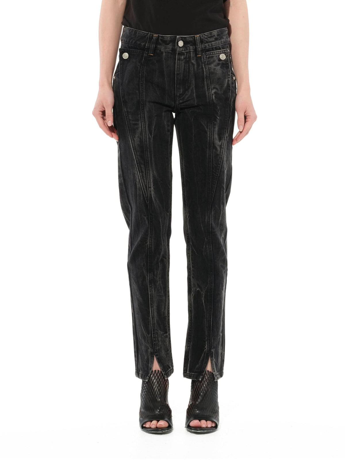 Slim Fit Jeans in Black
