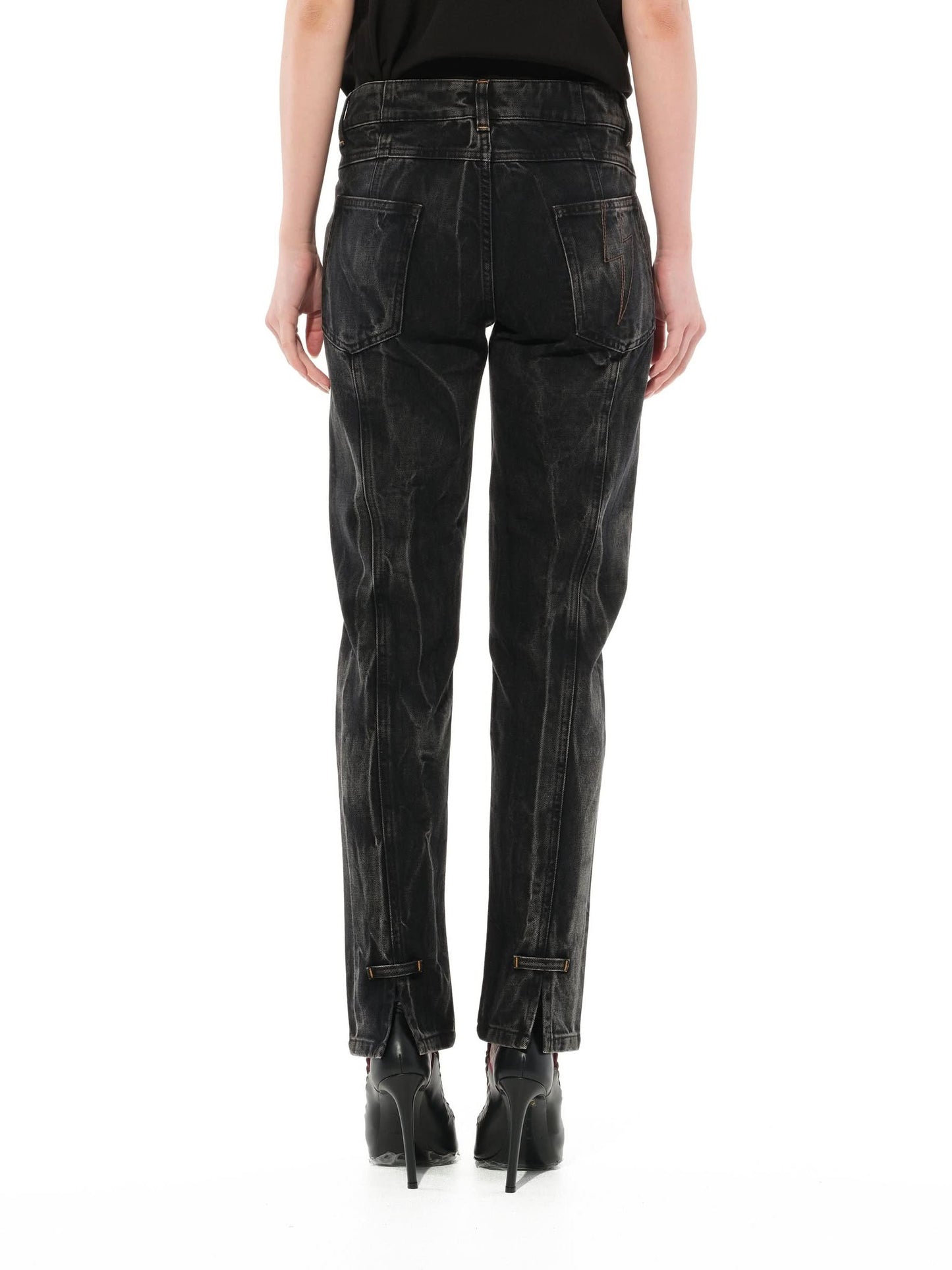 Slim Fit Jeans in Black