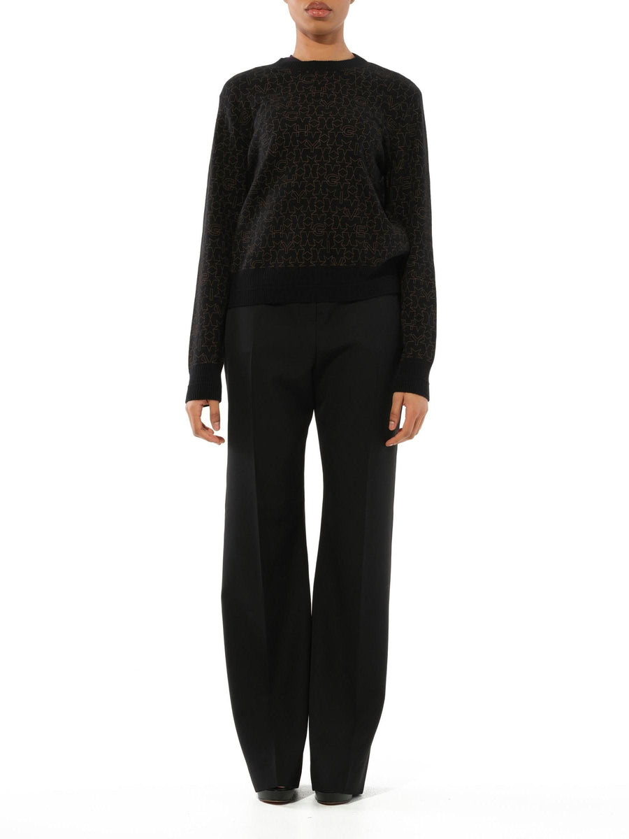 Star Sweatshirt in Black