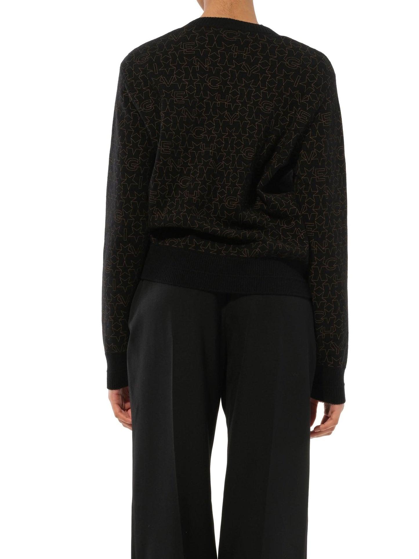 Star Sweatshirt in Black