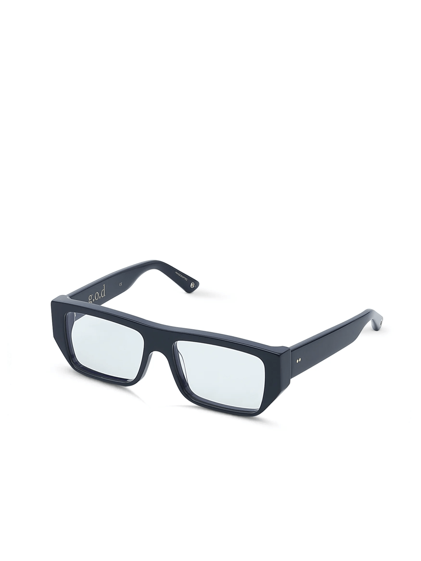 Twenty Four L Sunglasses with Dark Grey Lens in Navy