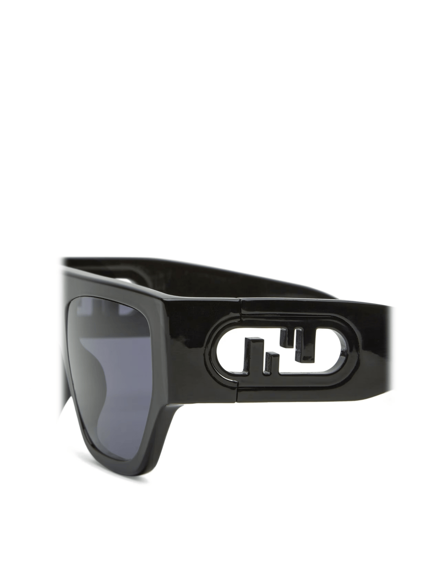 Fendi FE40108U 5401V Injected Sunglasses in Black/Blue