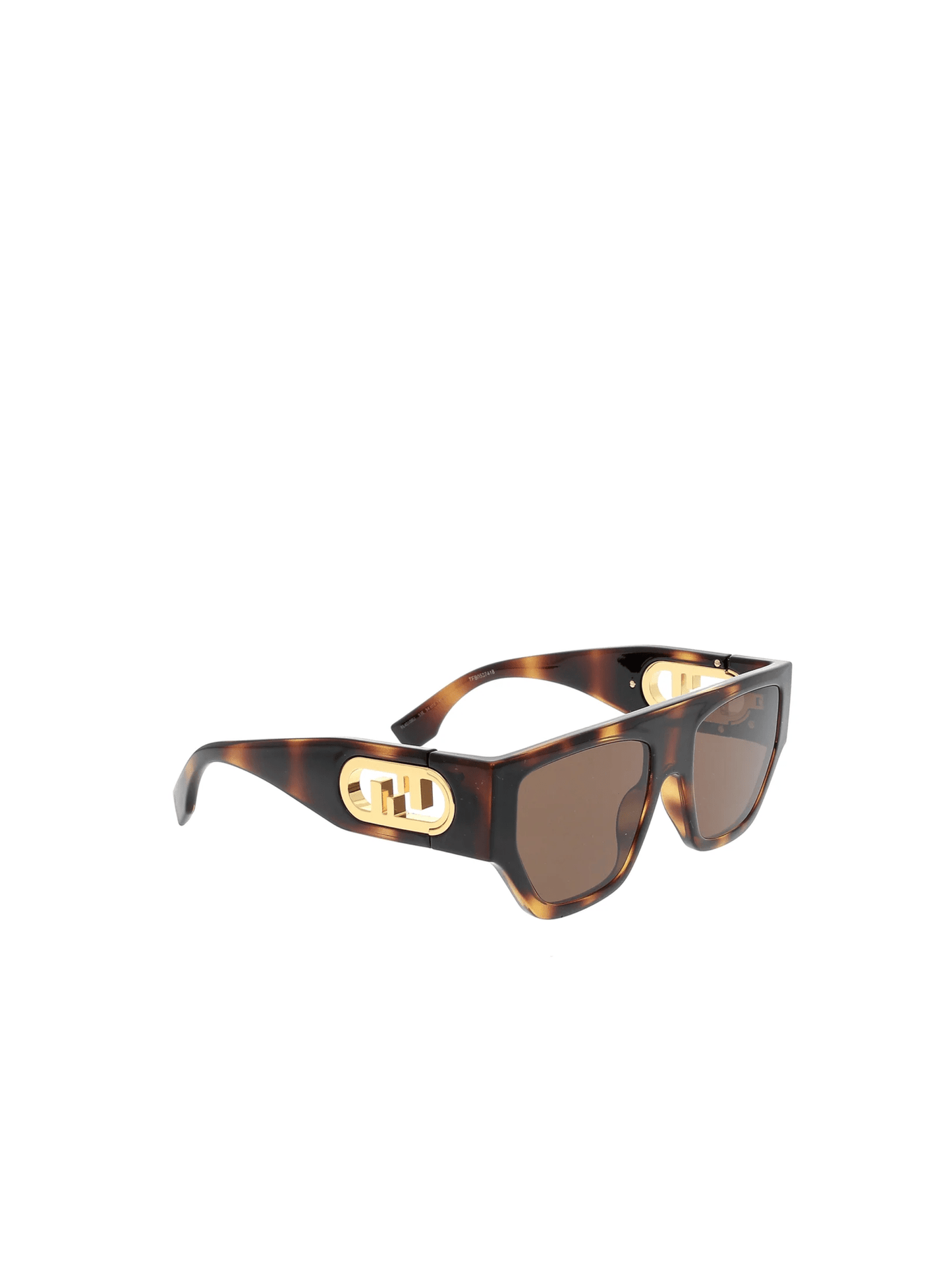 Fendi FE40108U 5453E Injected Sunglasses in Blonde Havana/Brown