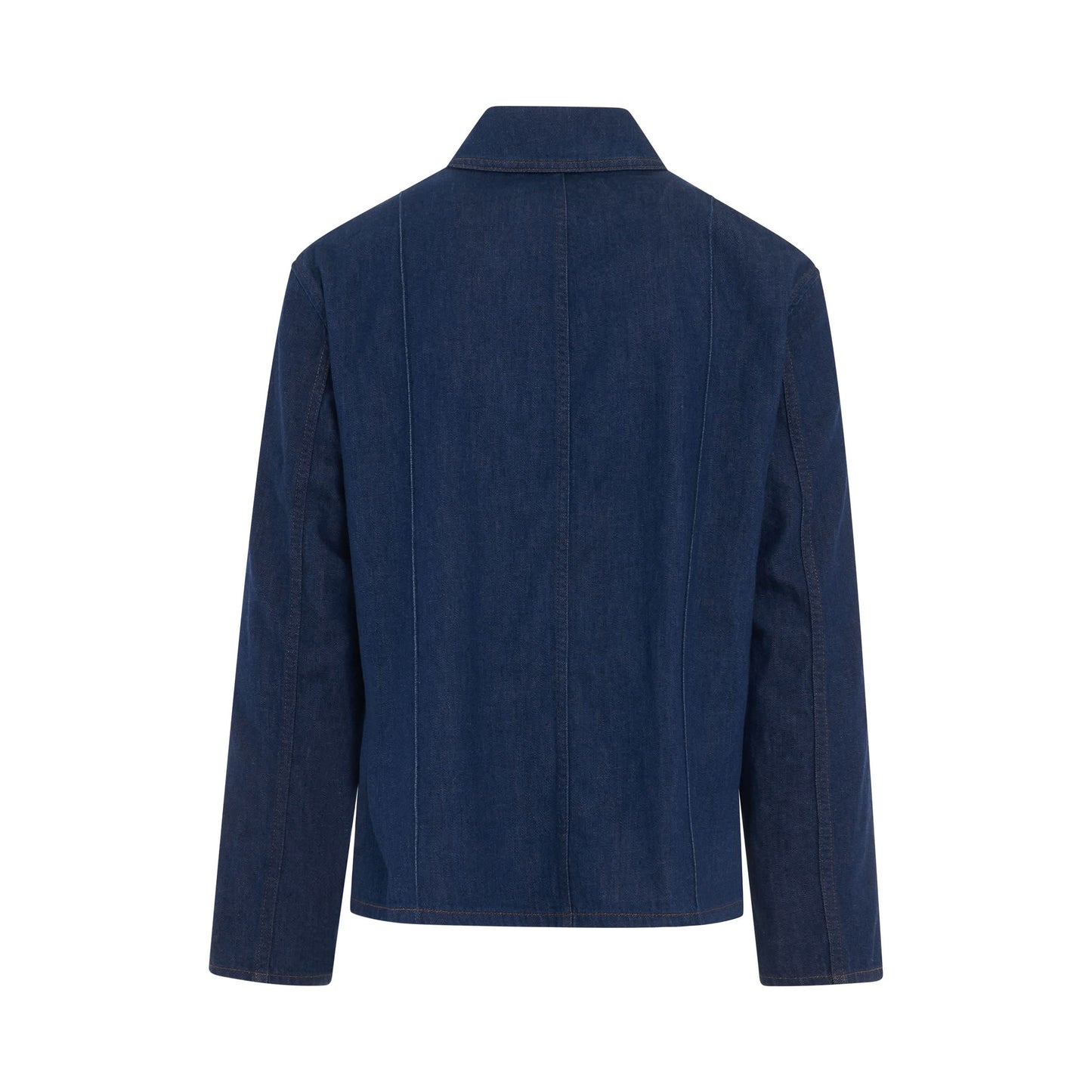 Workwear Denim Jacket in Navy Blue
