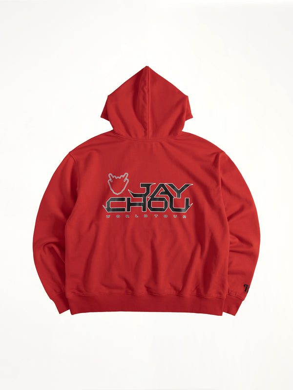 J Carnival II World Tour Pt.3 Hoodie in Red
