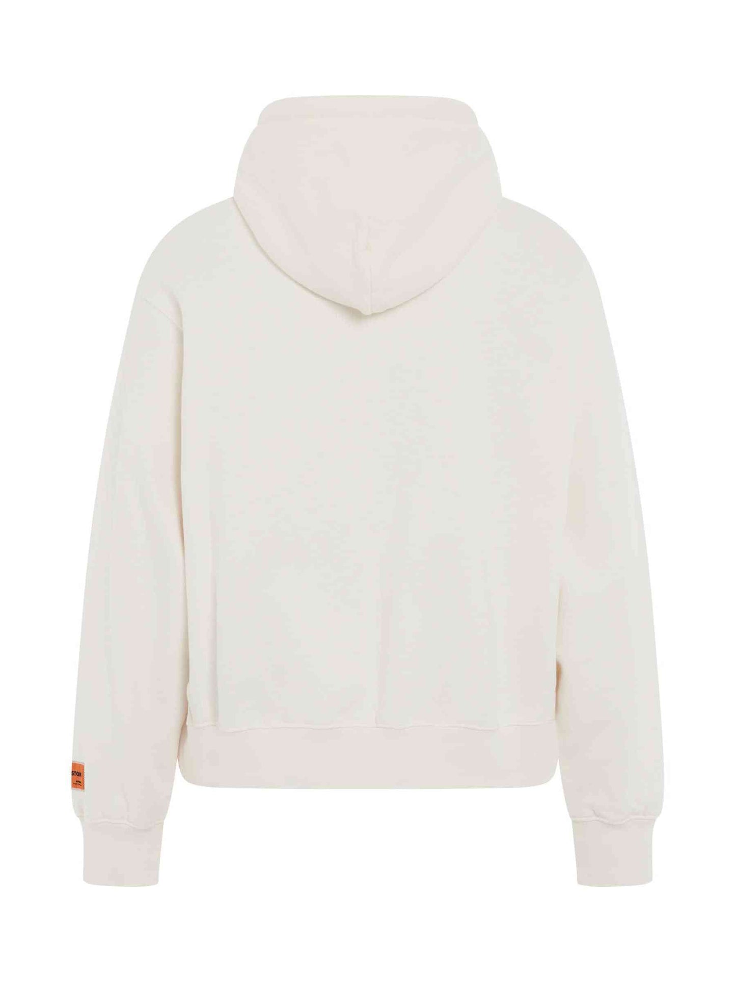 Censored Heron Hoodie in White/Light Blue