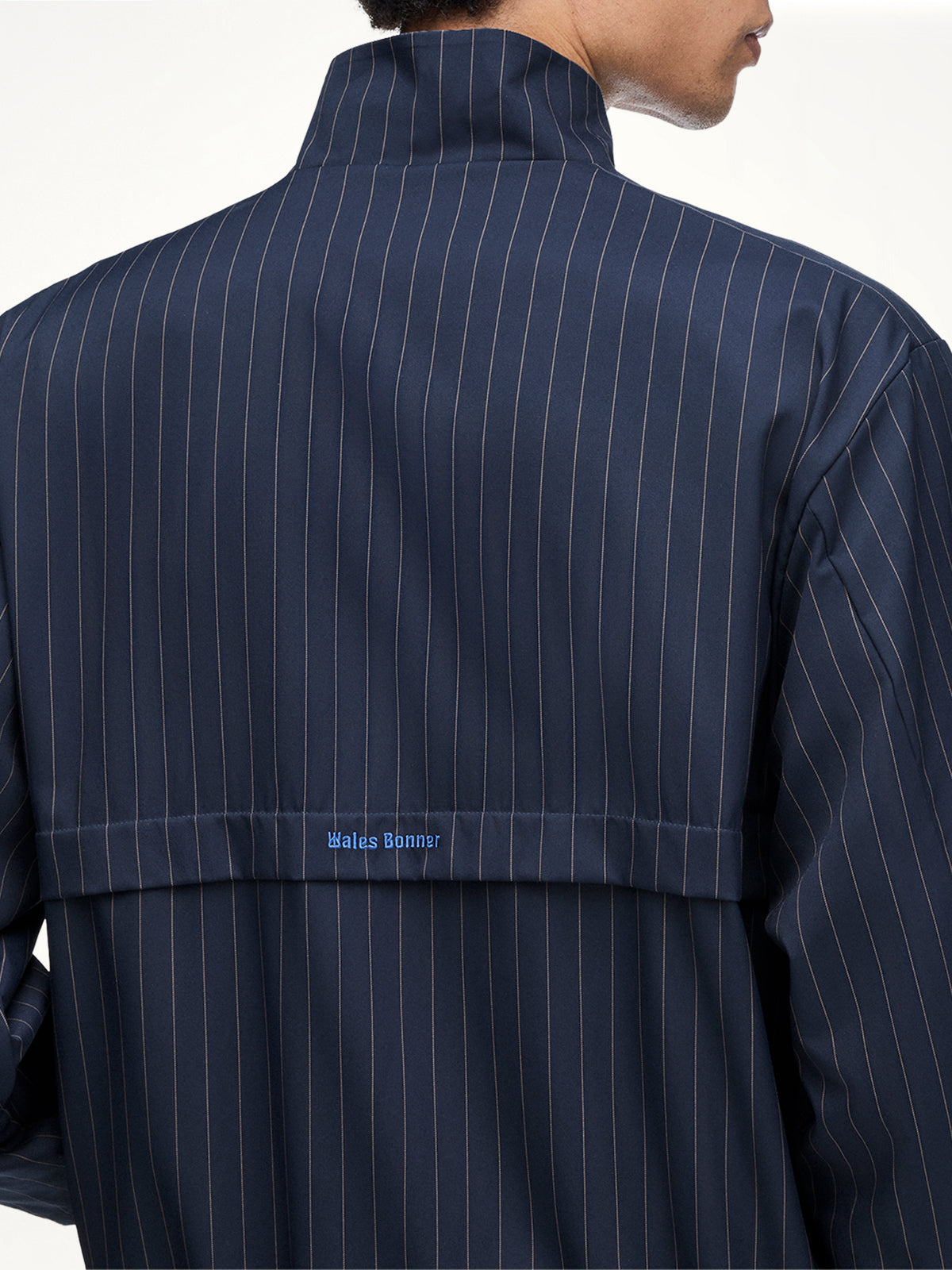 Adidas x WB Pinstripe Track Top in Night Navy