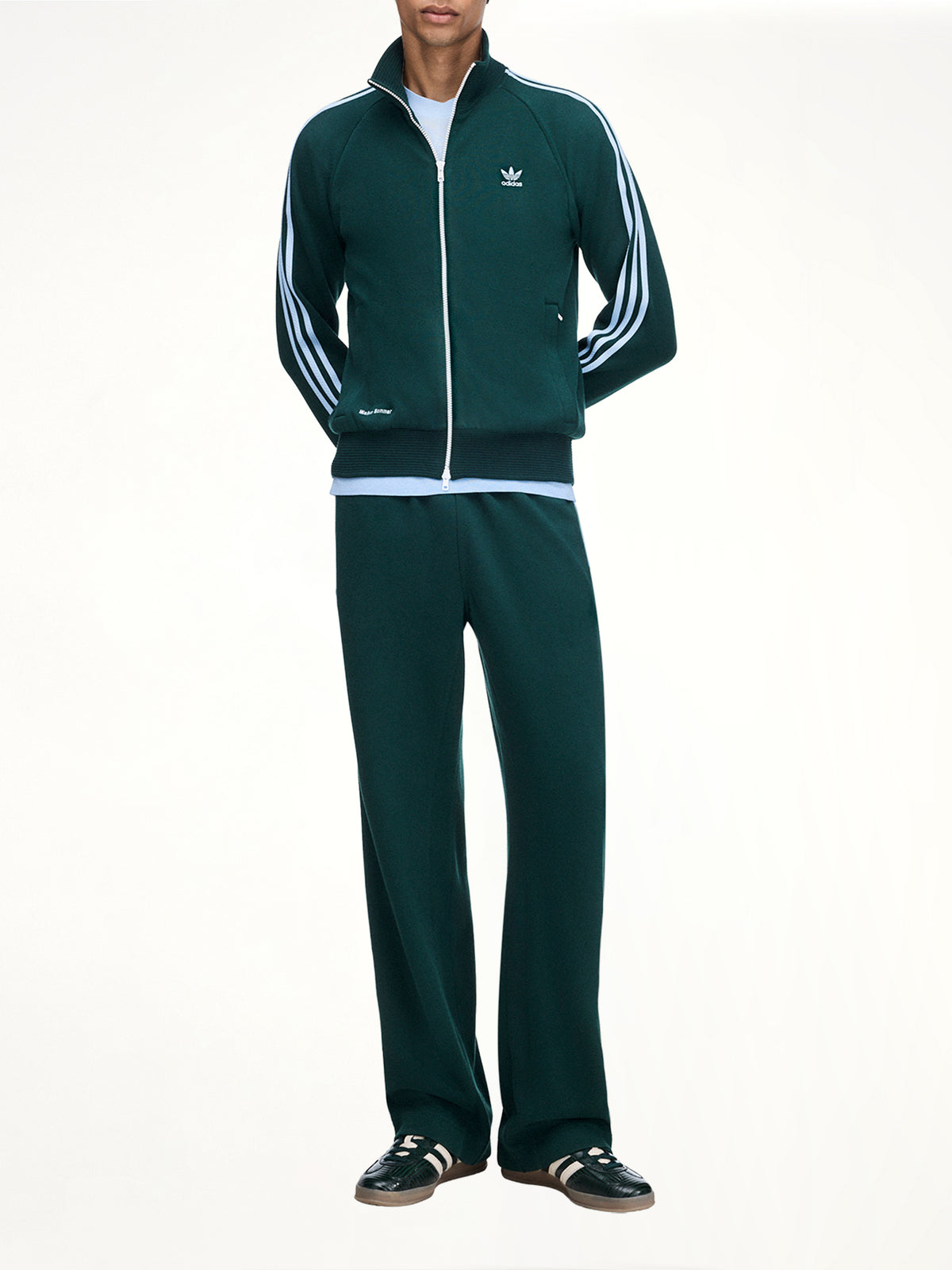 Adidas x WB 80's Track Top in Green Night