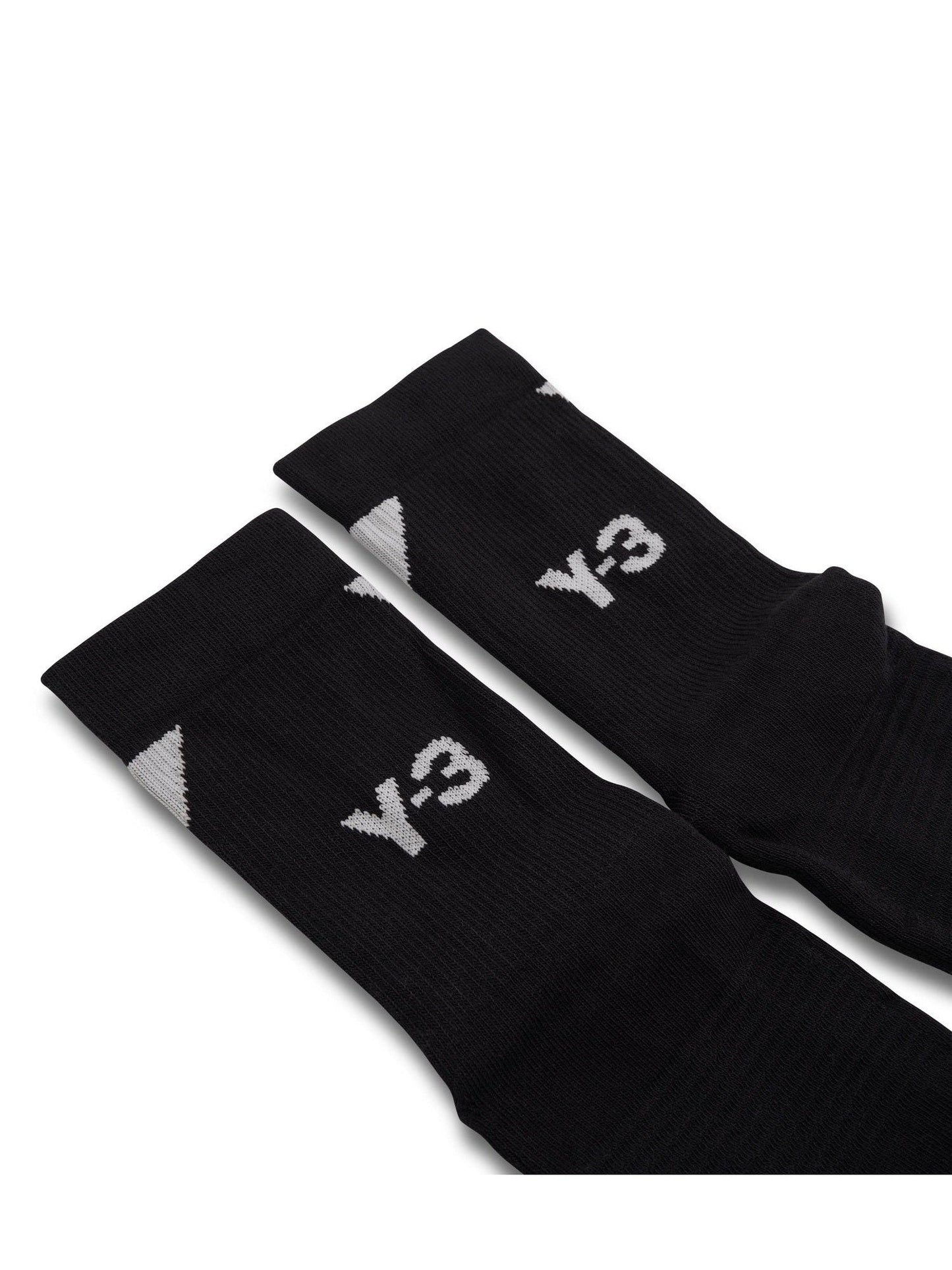 Logo High Socks in Black
