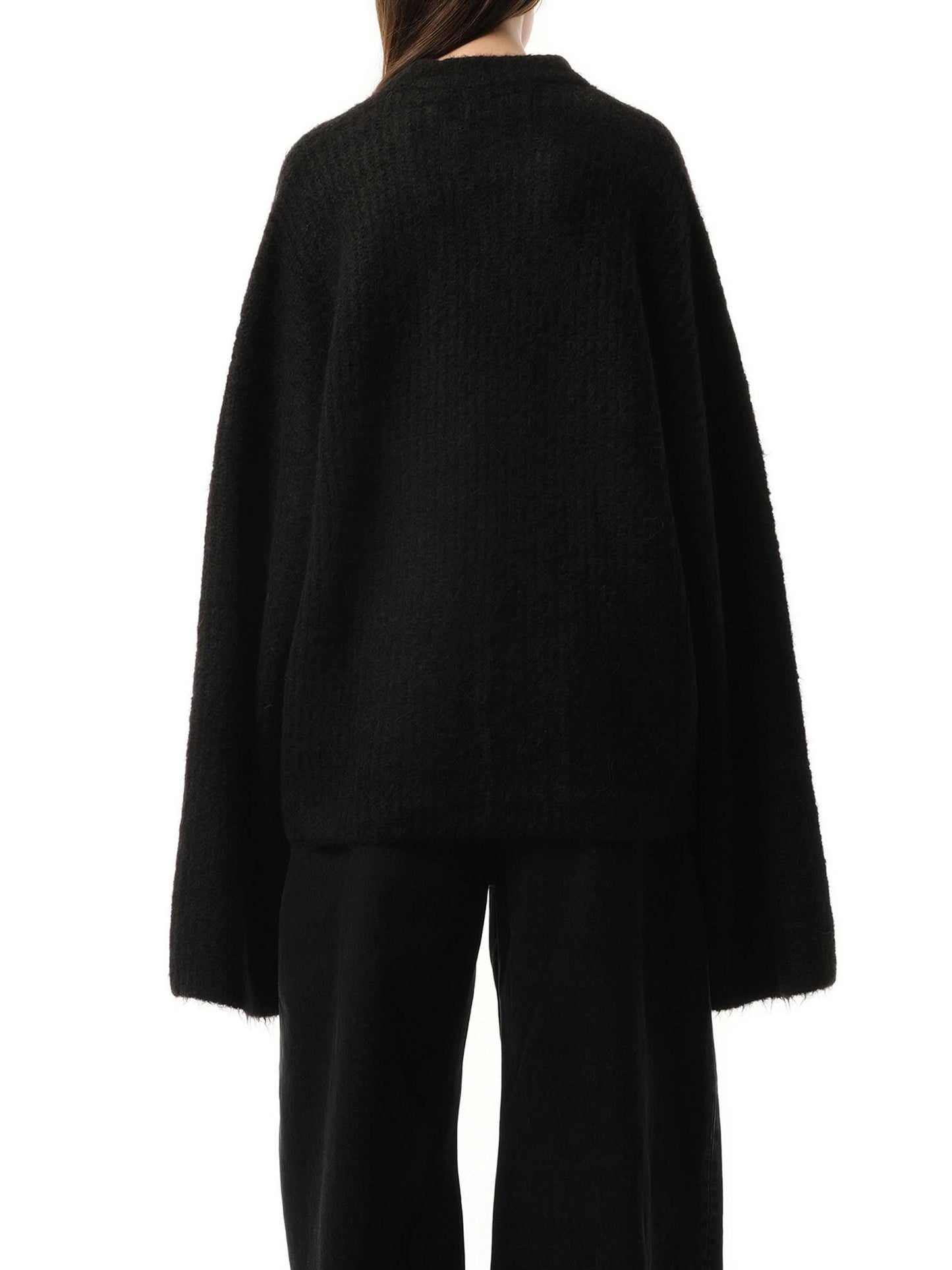 Heavy Knit Sweater in Crow