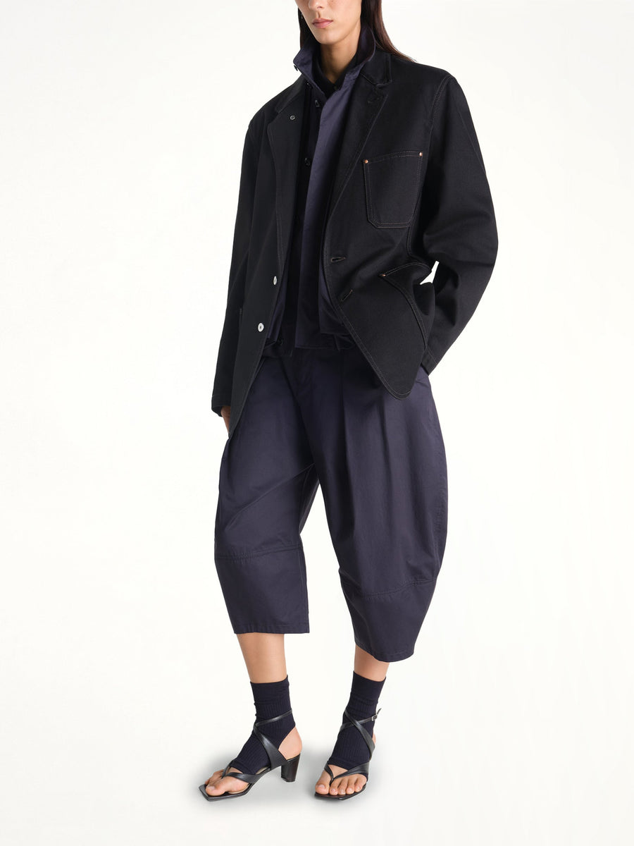 Single Breasted Tailored Jacket in Black