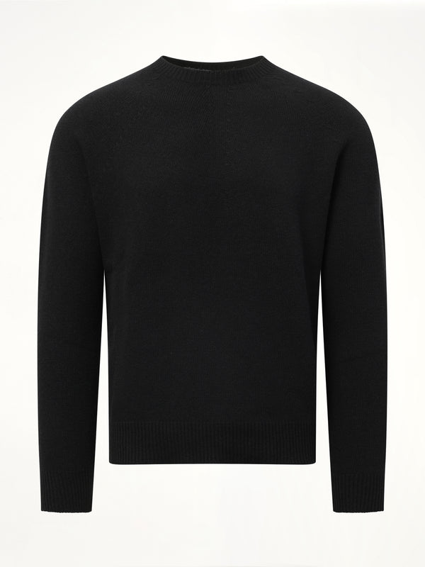 Cashmere Seamless Sweater in Black