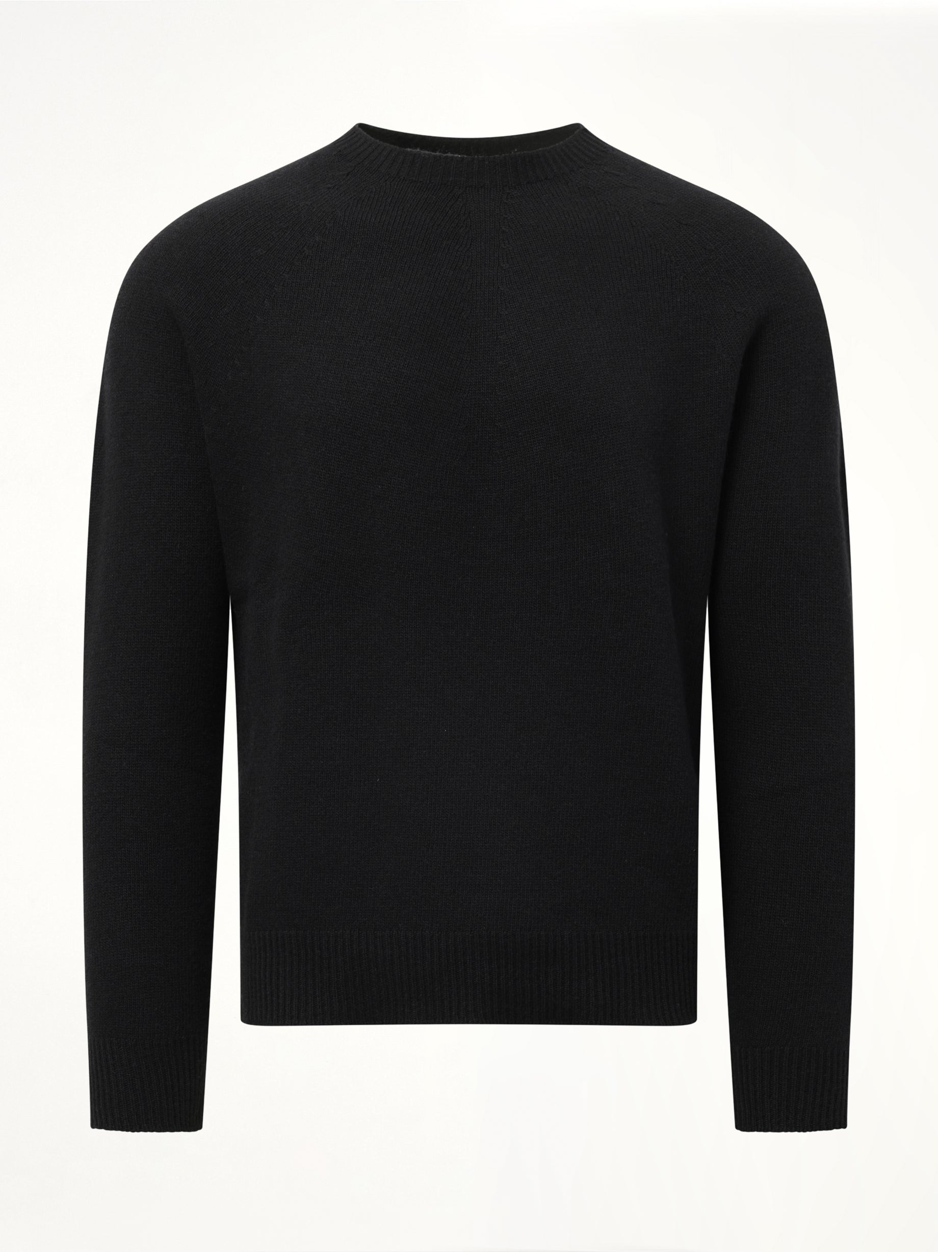 Cashmere Seamless Sweater in Black