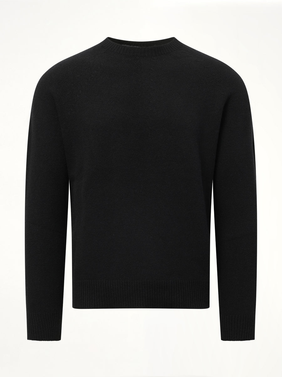 Cashmere Seamless Sweater in Black