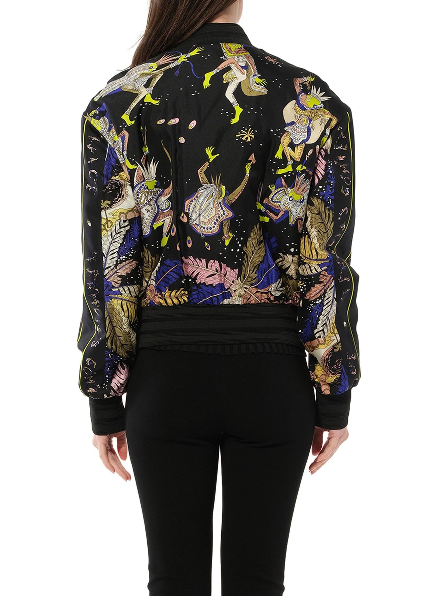 Print Jacket in Black