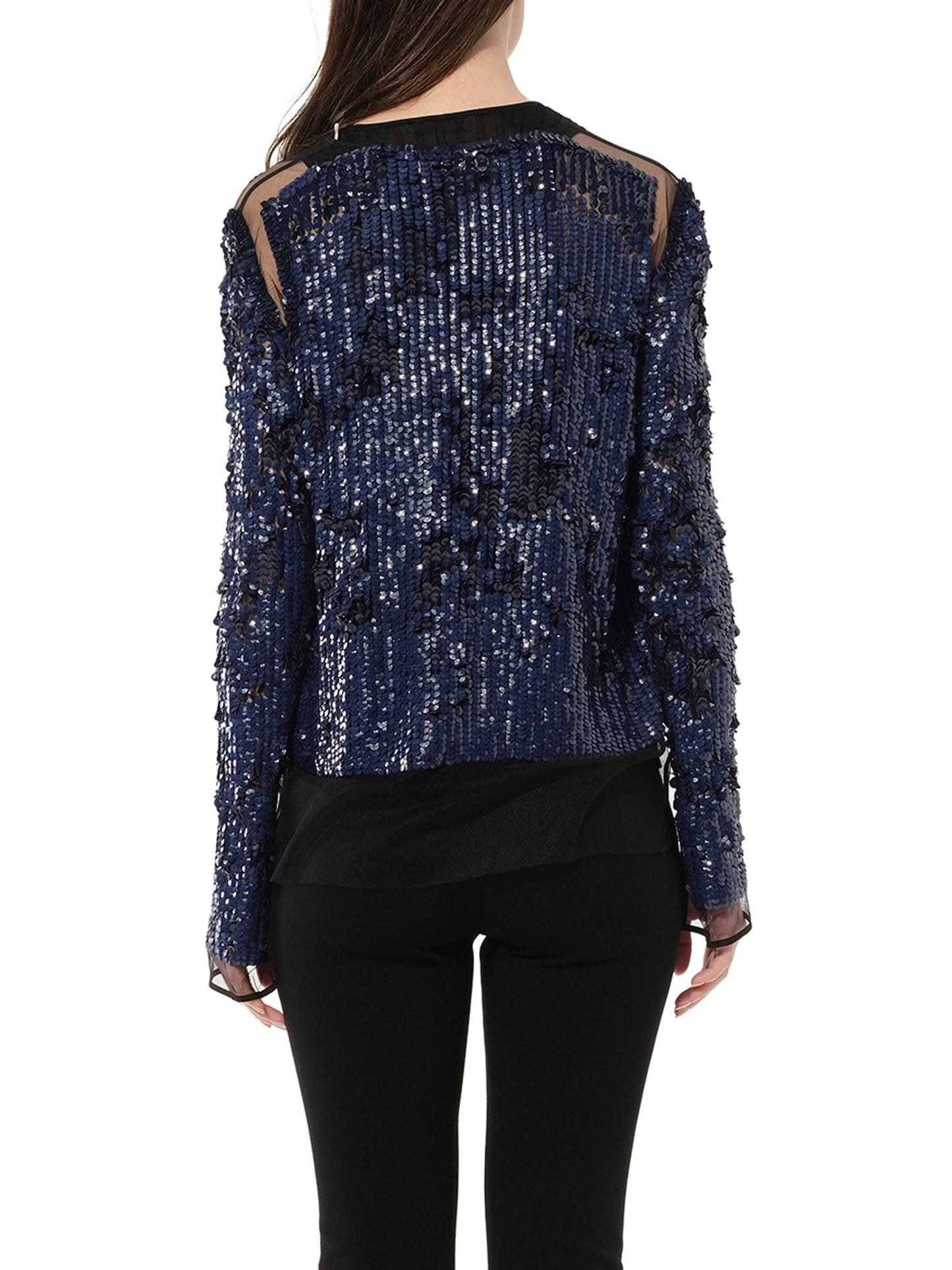 Jacket in Blue Sequin