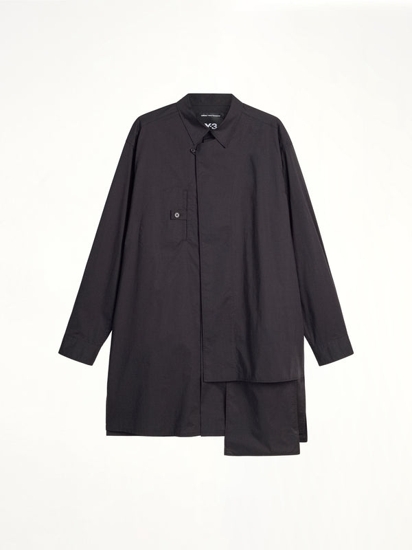 Adaptive Cotton Shirt in Black