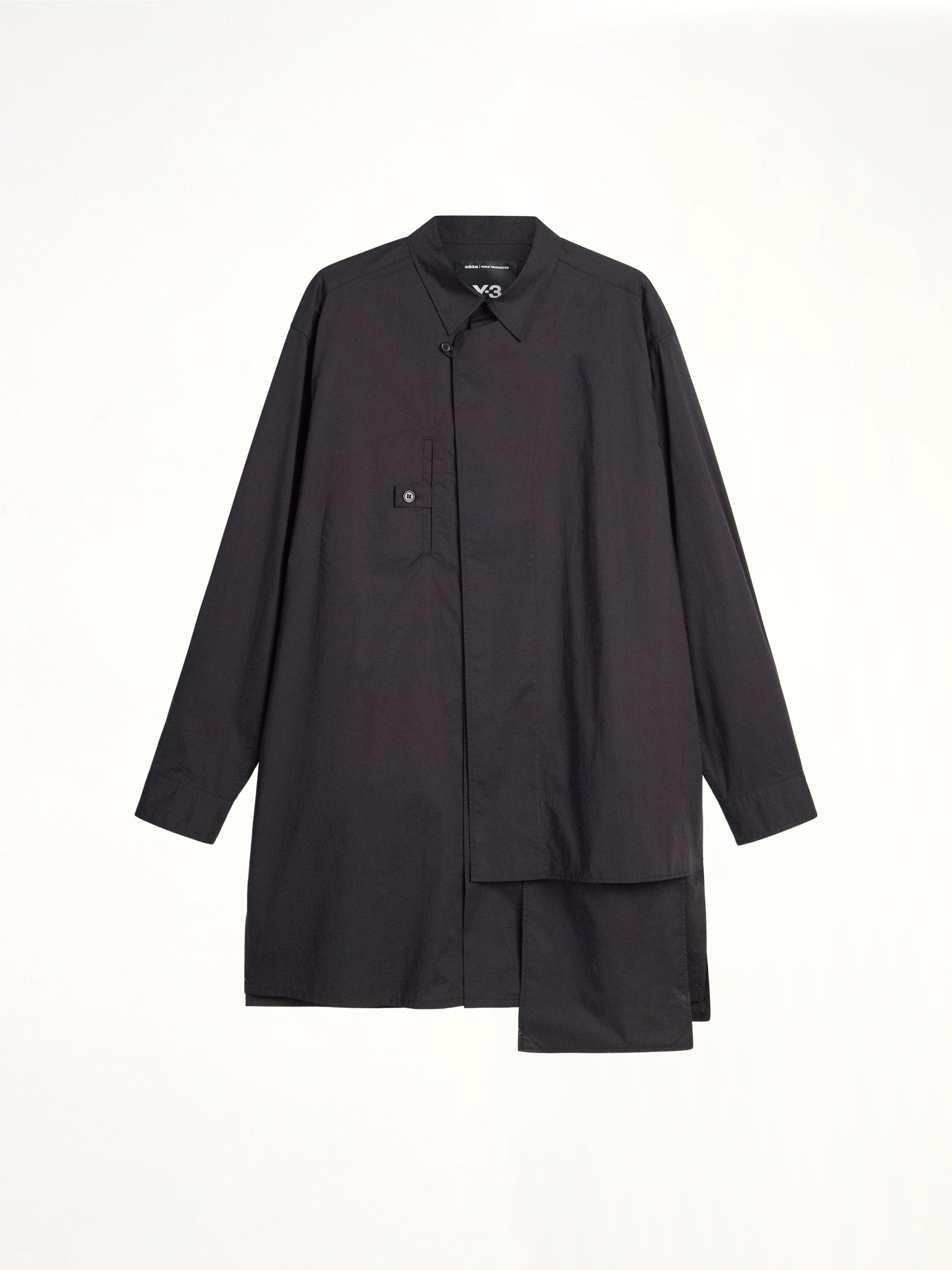 Adaptive Cotton Shirt in Black