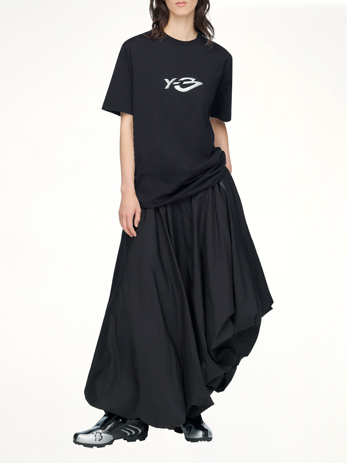 Liquid Logo LS T-Shirt in Black