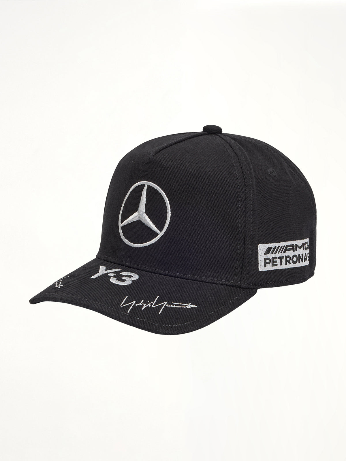 Y-3 x Mercedes 黑色赛车帽