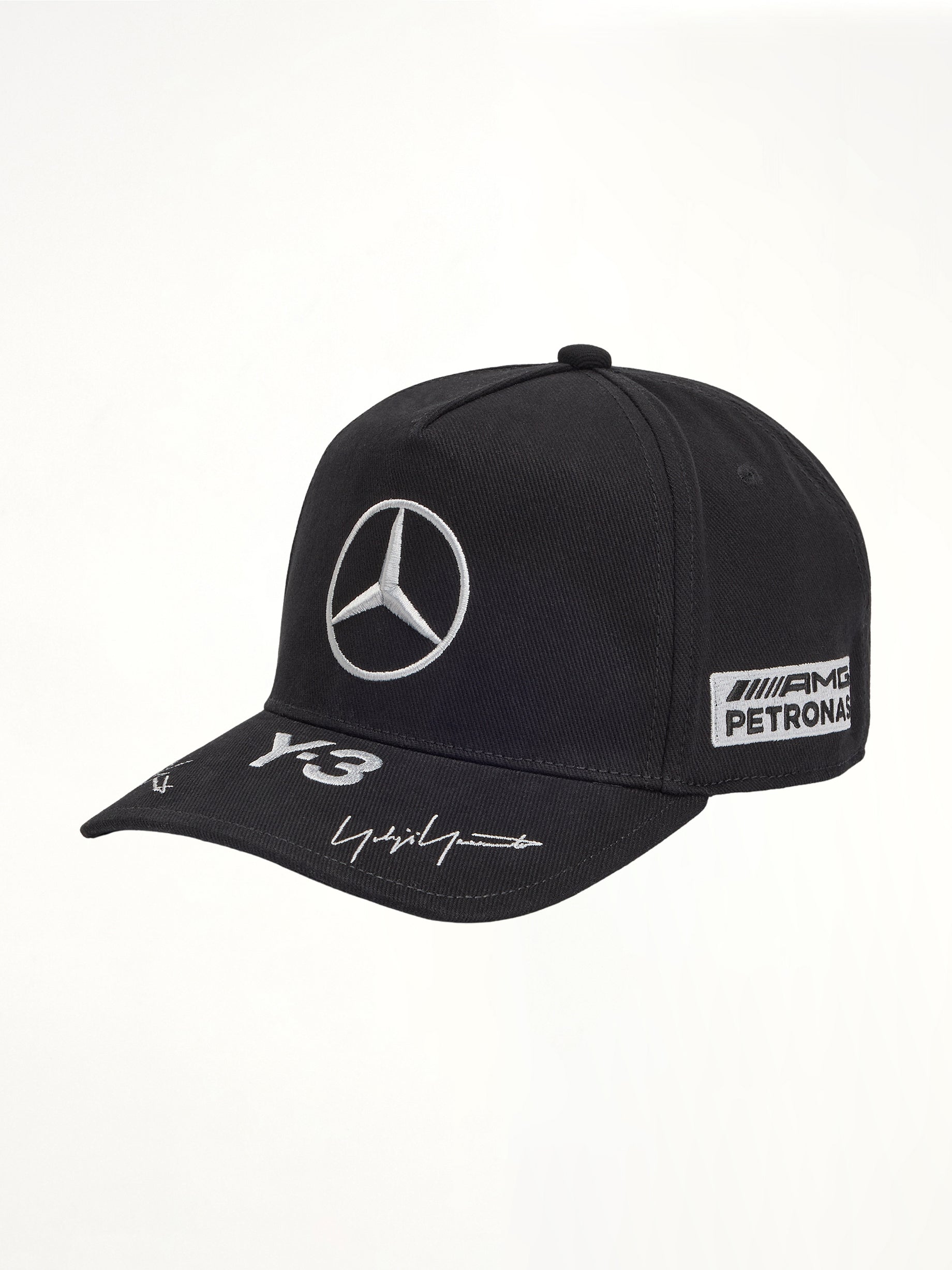 Y-3 x Mercedes 黑色赛车帽