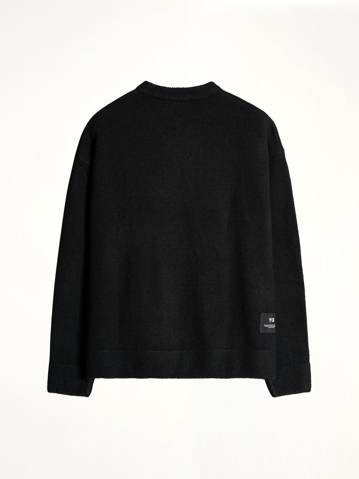 Skull Graphic Knit Sweater in Black