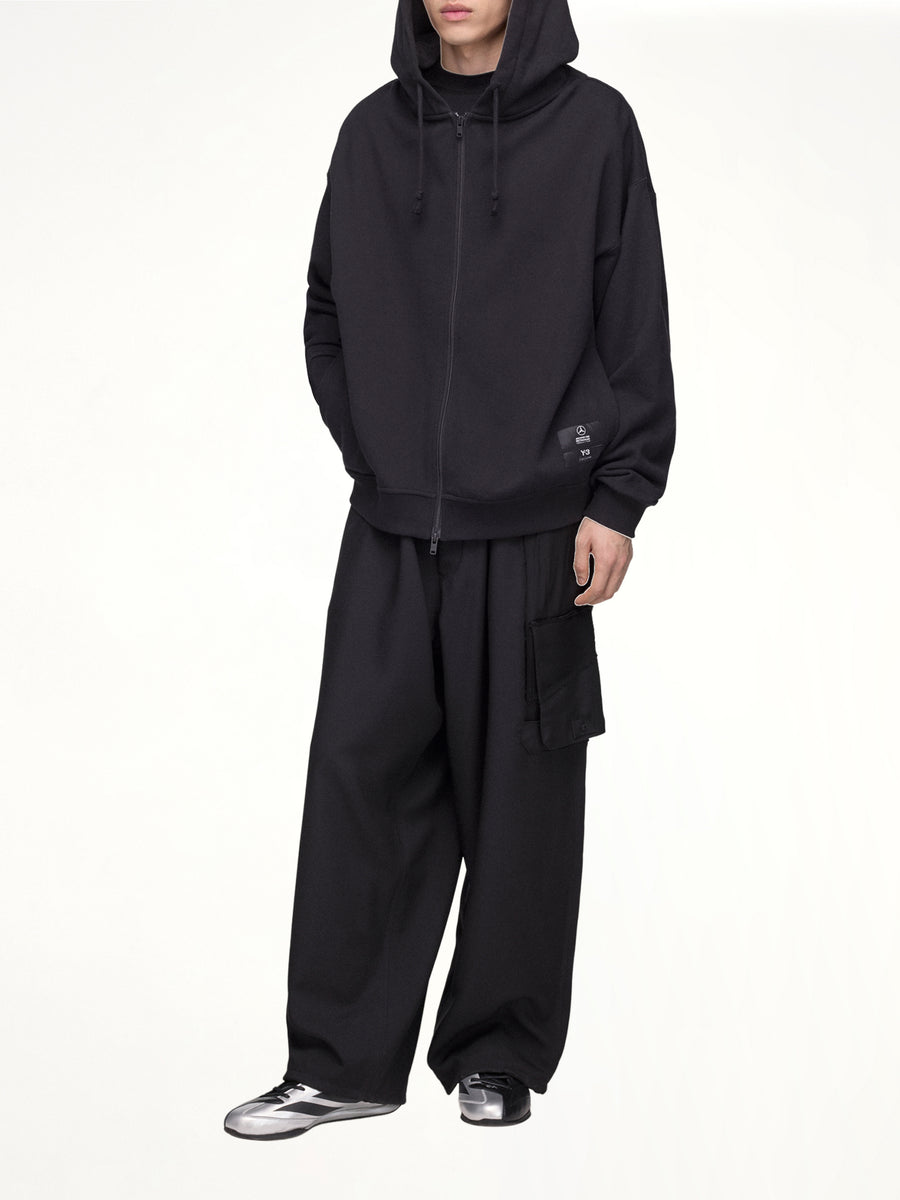 F1 Zip Hoodie in Black