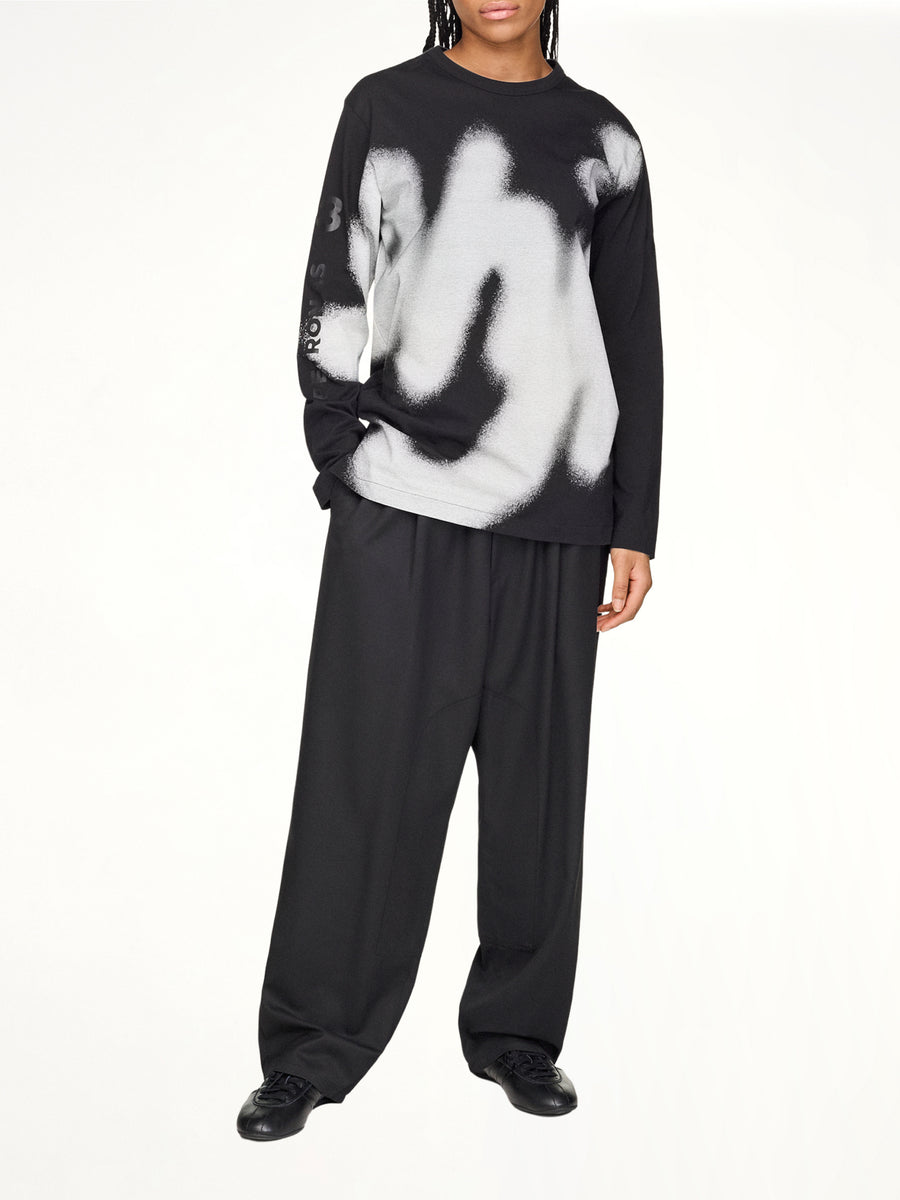 F1 Yohji LS T-Shirt in Black