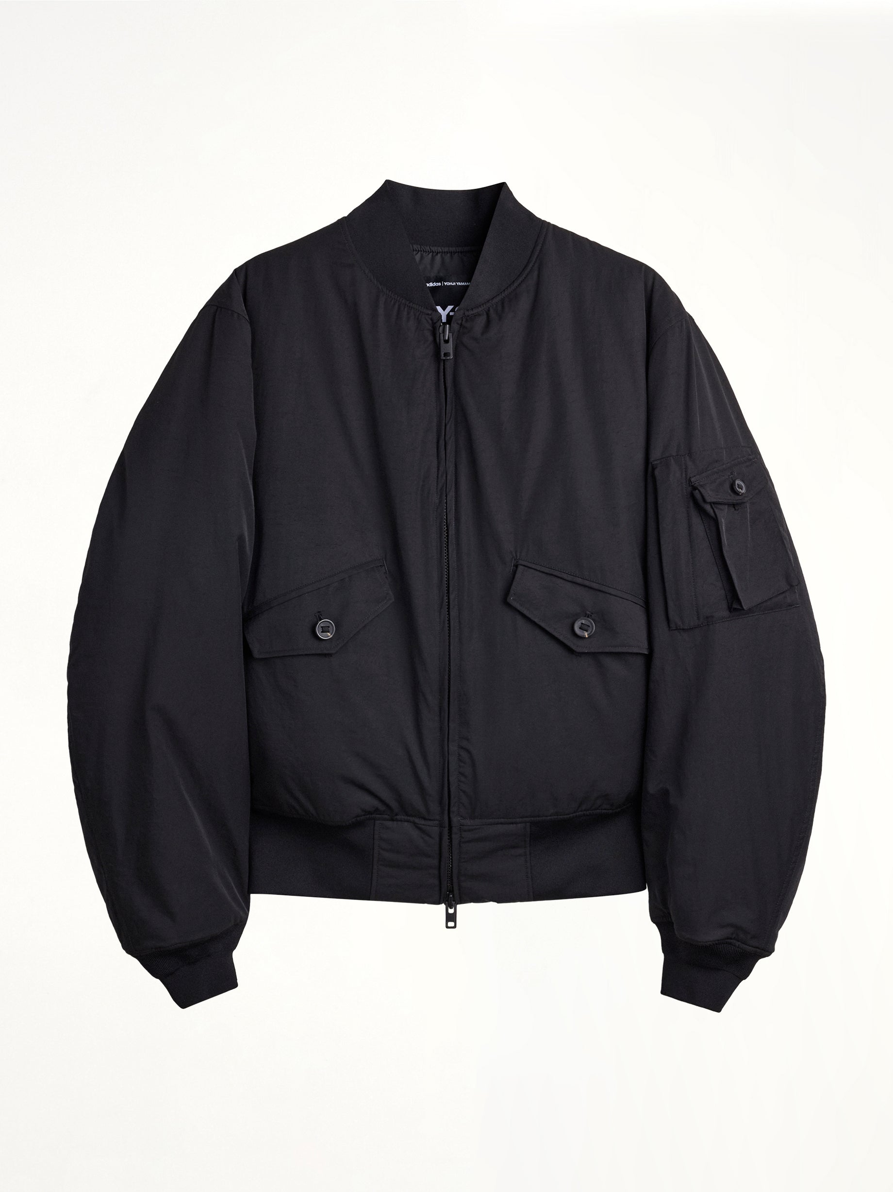 Y-3 Nylon Bomber Jacket in Black