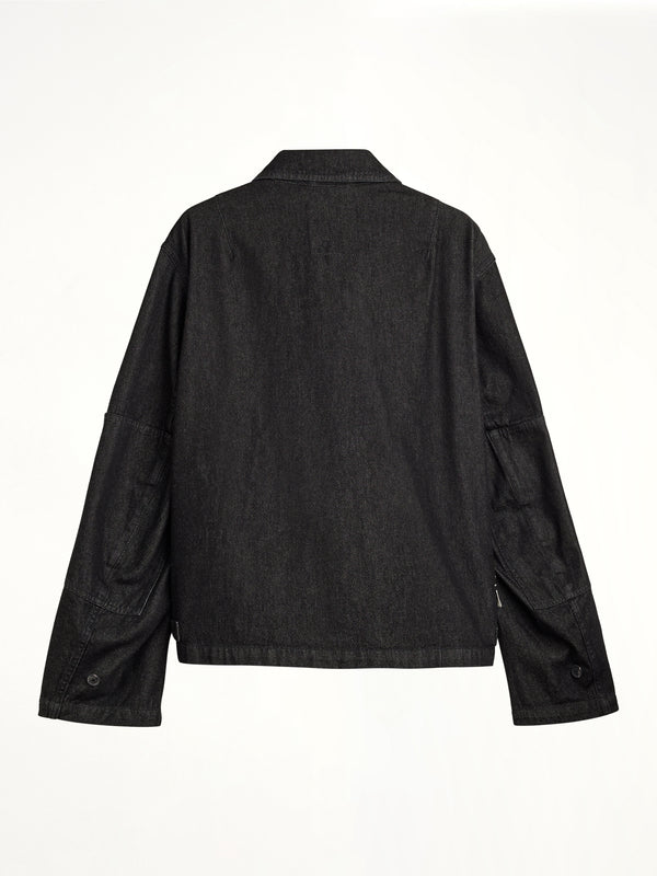 Y-3 Denim Jacket in Black