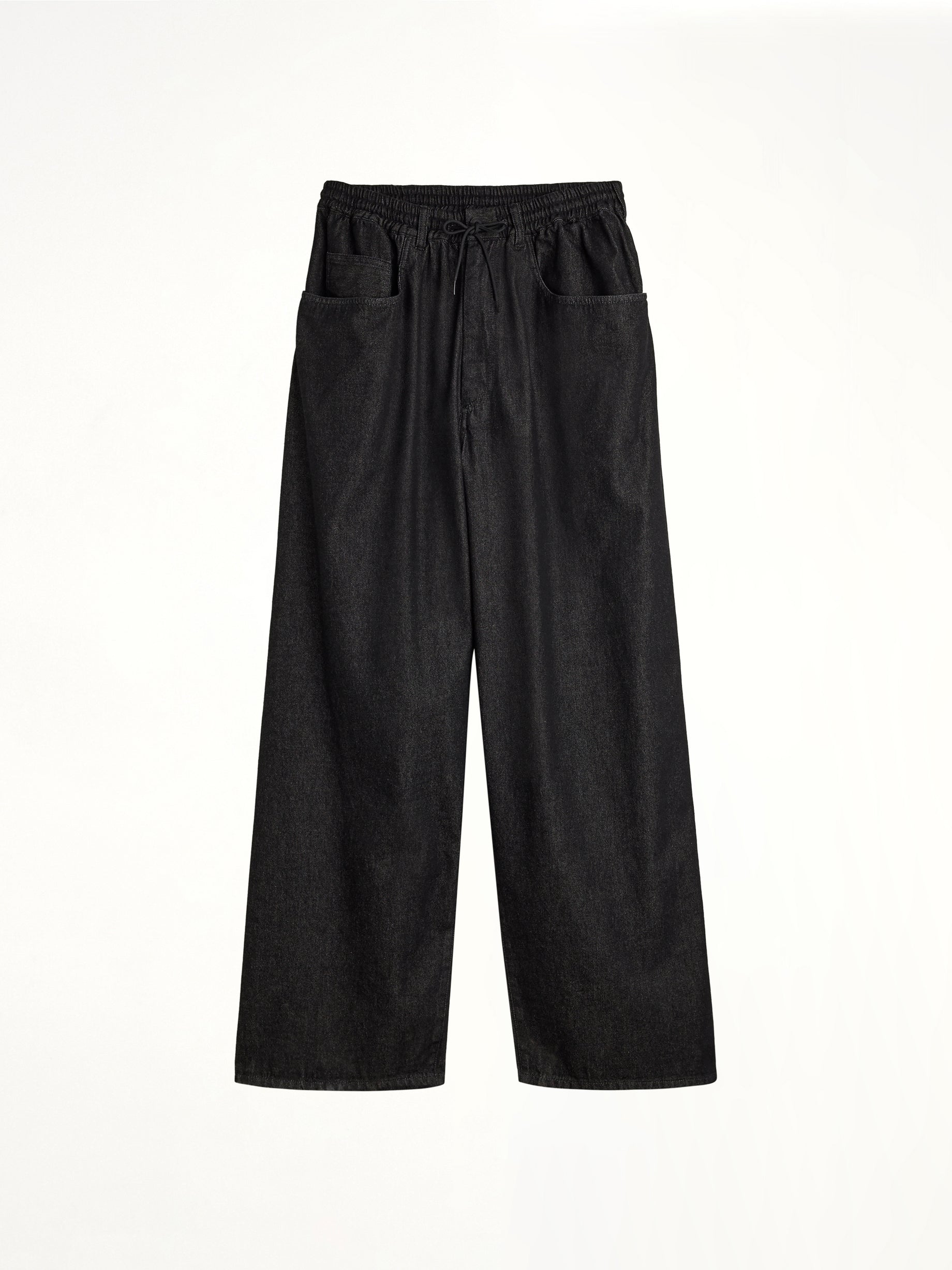 Y-3 Denim Pants in Black