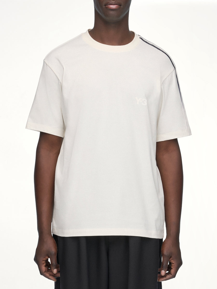 Gradient 3 Stripes T-Shirt in Chalk White