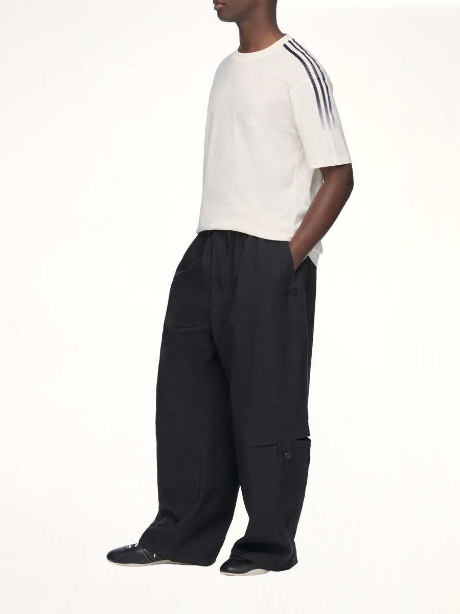 Gradient 3 Stripes T-Shirt in Chalk White