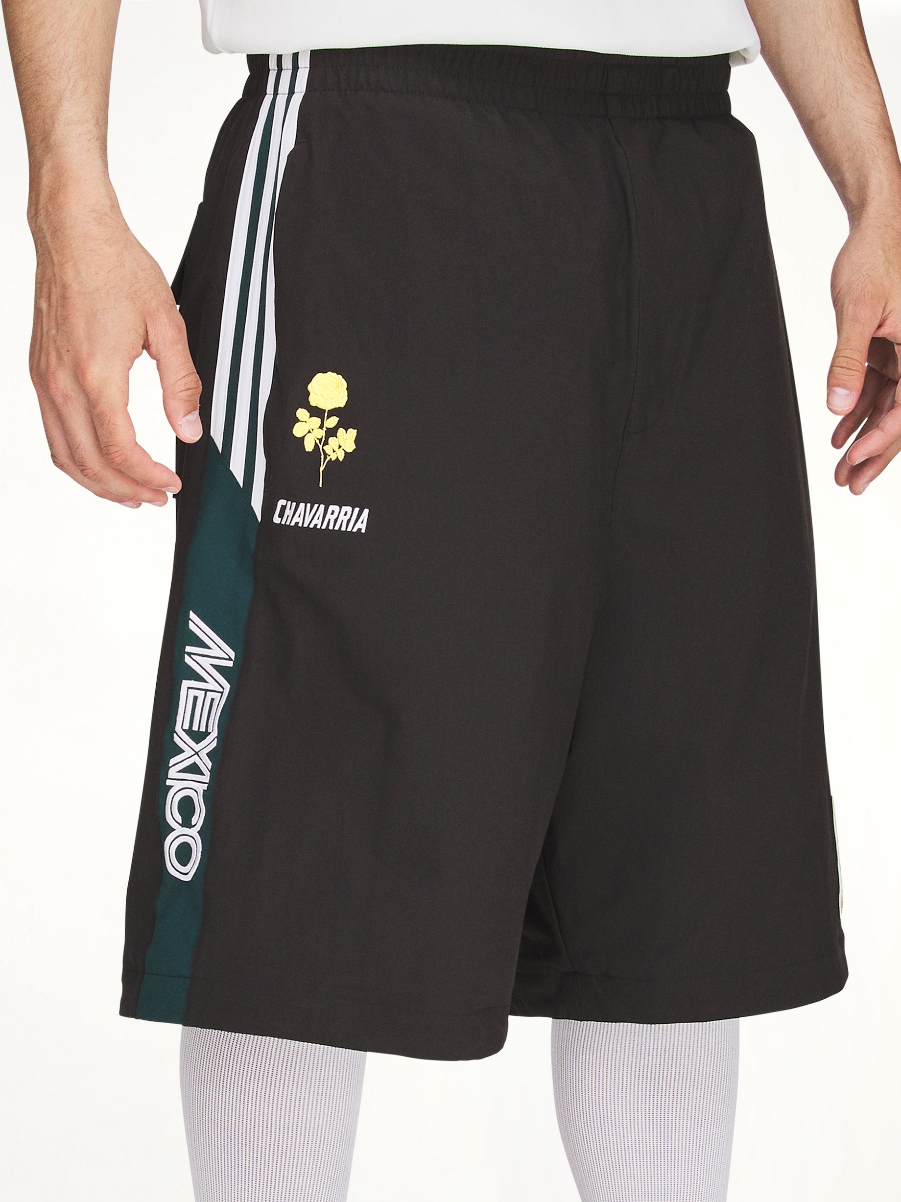 Adidas x Chavarria Oversized Woven Anthem Trackpant in Black