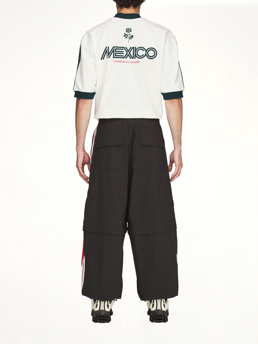 Adidas x Chavarria Oversized Woven Anthem Trackpant in Black