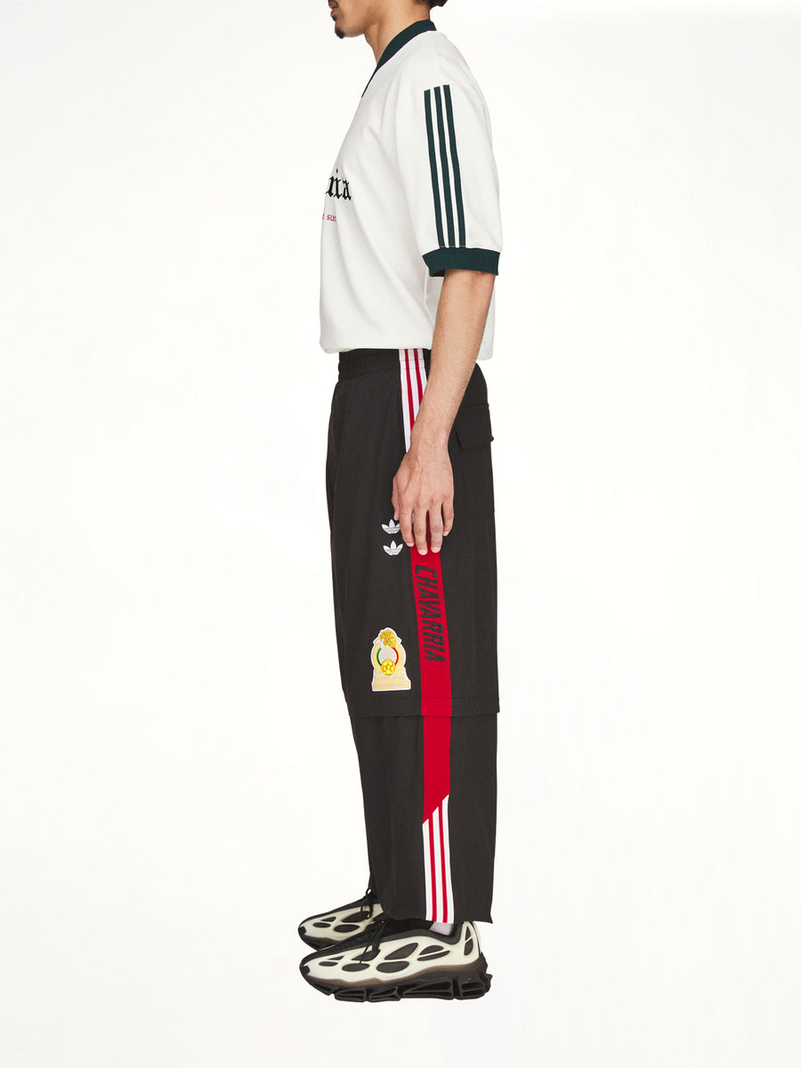 Adidas x Chavarria Oversized Woven Anthem Trackpant in Black