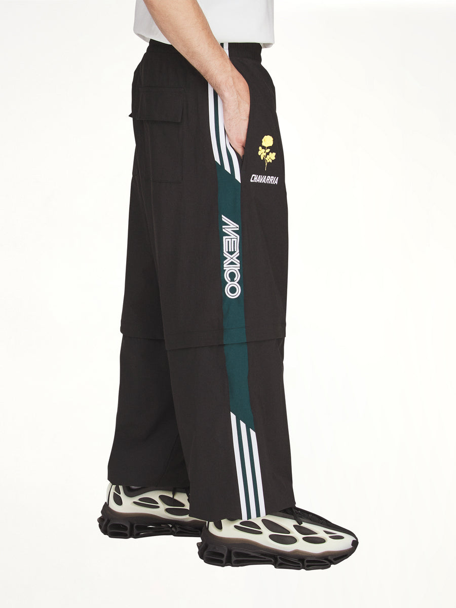 Adidas x Chavarria Oversized Woven Anthem Trackpant in Black