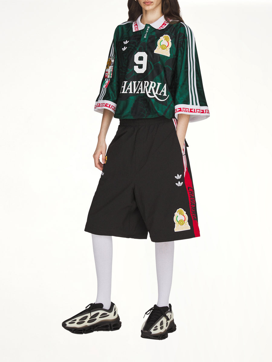 Adidas x Chavarria Oversized Woven Anthem Trackpant in Black