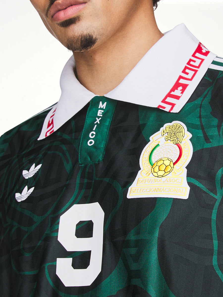 Adidas x Chavarria Soccer Mexico Jersey in Collegiate Green