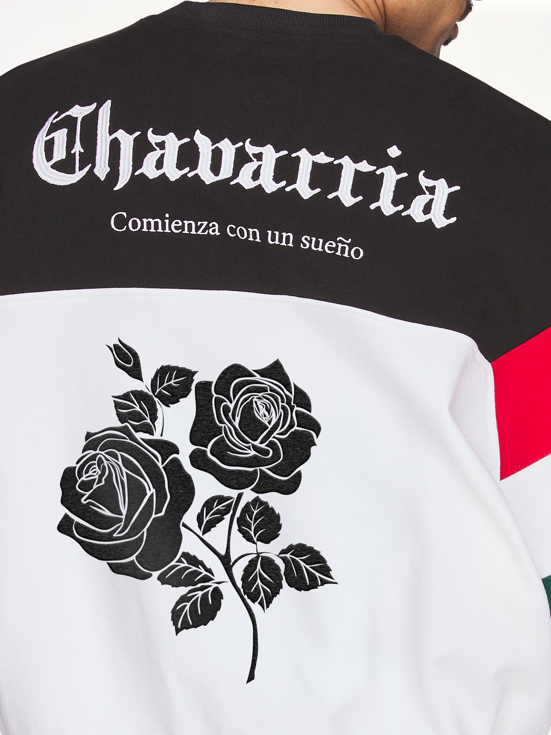 Adidas x Chavarria Crew Sweatshirt in Black/White