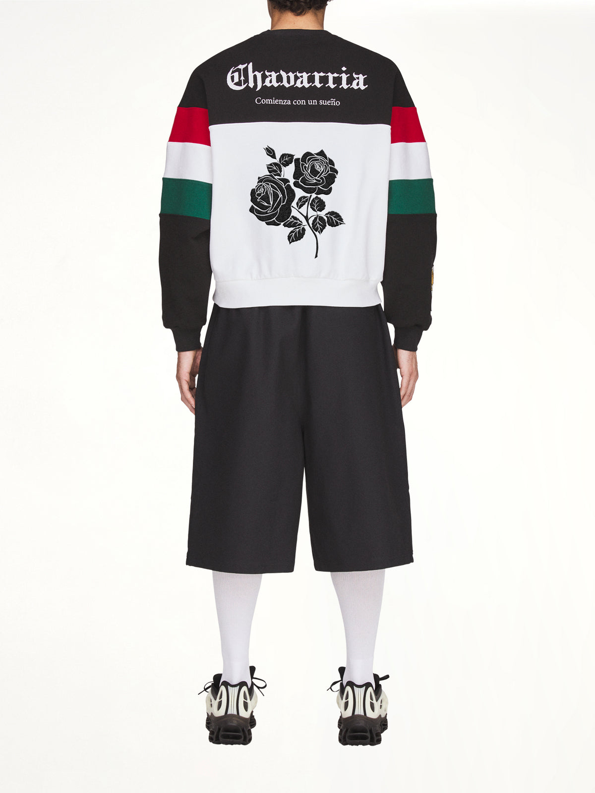 Adidas x Chavarria Crew Sweatshirt in Black/White
