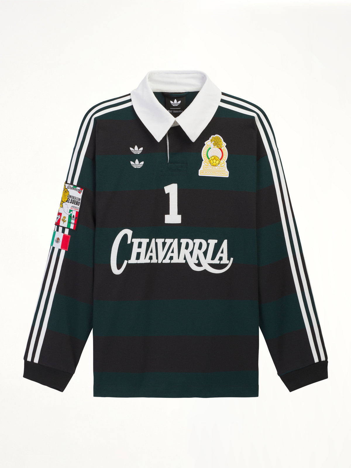 Adidas x Chavarria Portero Rugby Longsleeve in Black