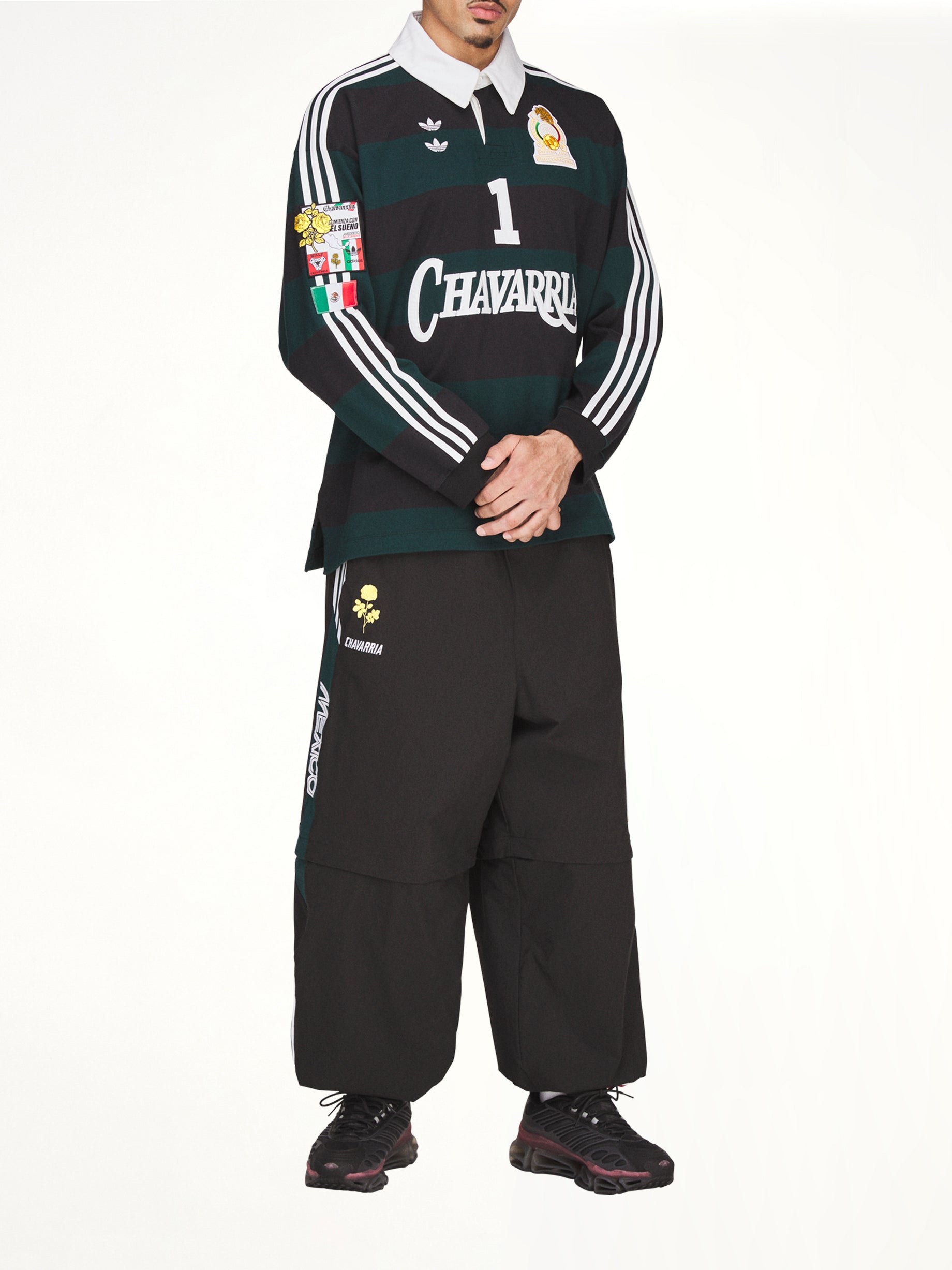 Adidas x Chavarria Portero Rugby Longsleeve in Black