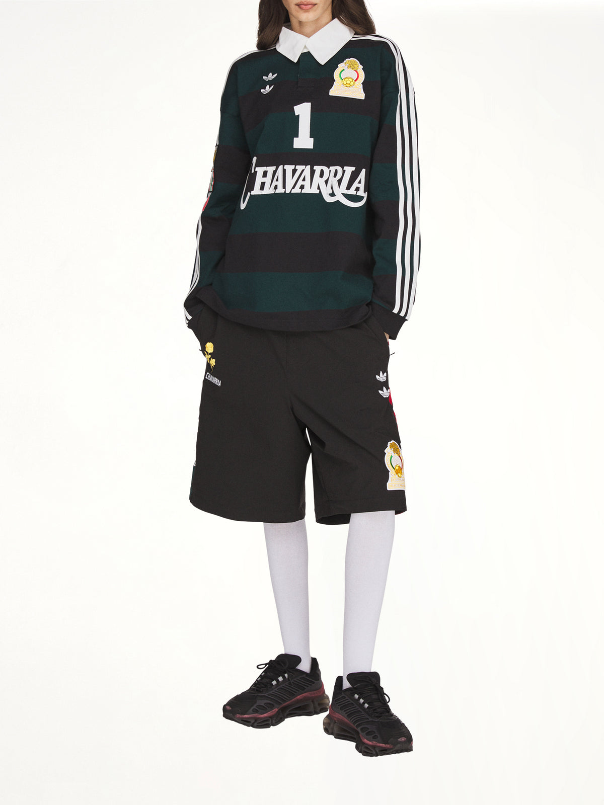 Adidas x Chavarria Portero Rugby Longsleeve in Black